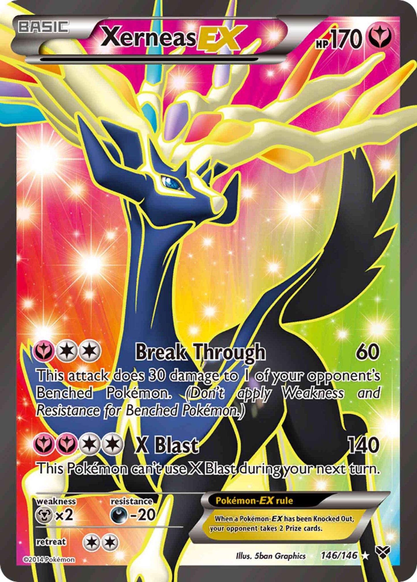 Xerneas-EX - 146/146 - Rare Ultra [xy1-146] [Ultra]