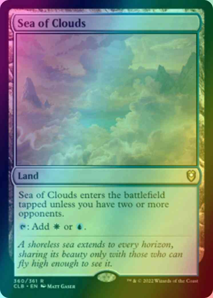 Sea of Clouds [360] [Commander Legends: Battle for Baldur's Gate] [Foil]