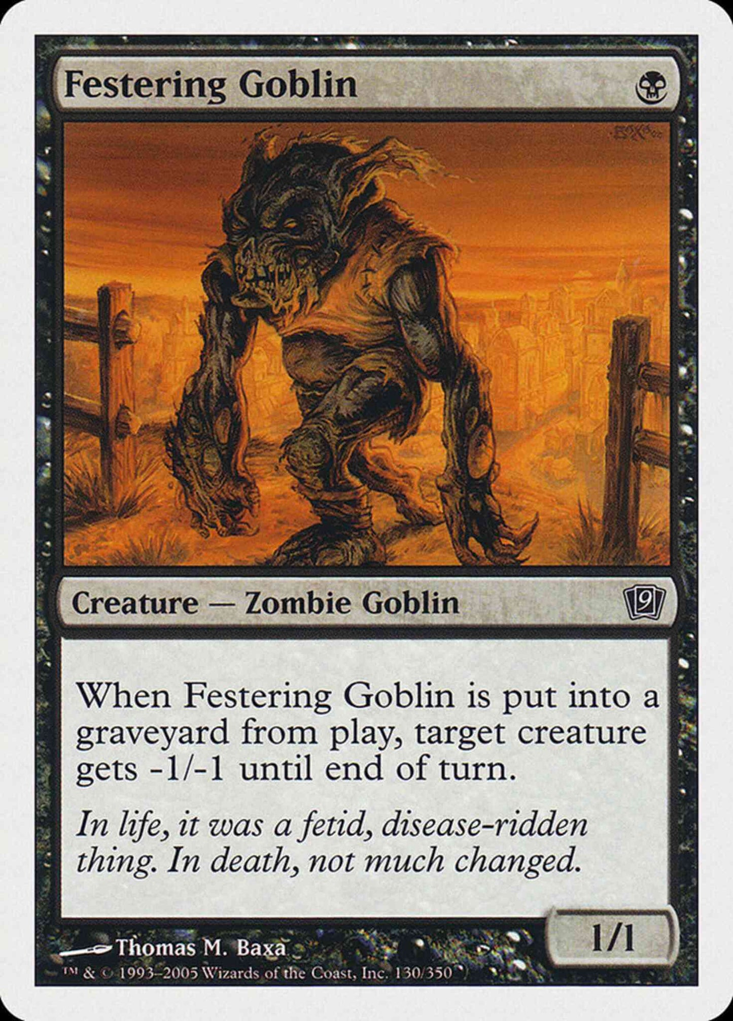 Festering Goblin [130] [Ninth Edition] [Non-Foil]