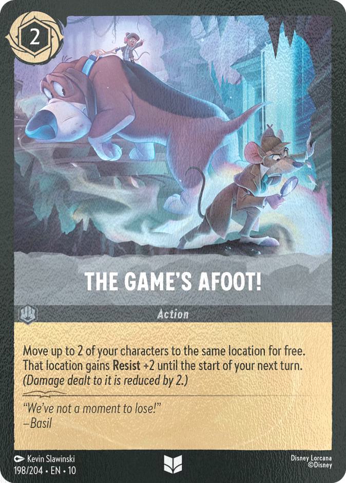 The Game's Afoot! - 198/204 [Whispers in the Well] [Cold Foil]