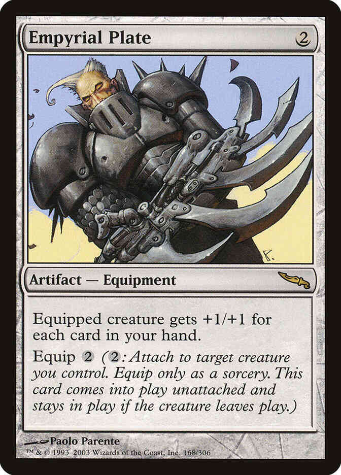 Empyrial Plate [168] [Mirrodin] [Non-Foil]