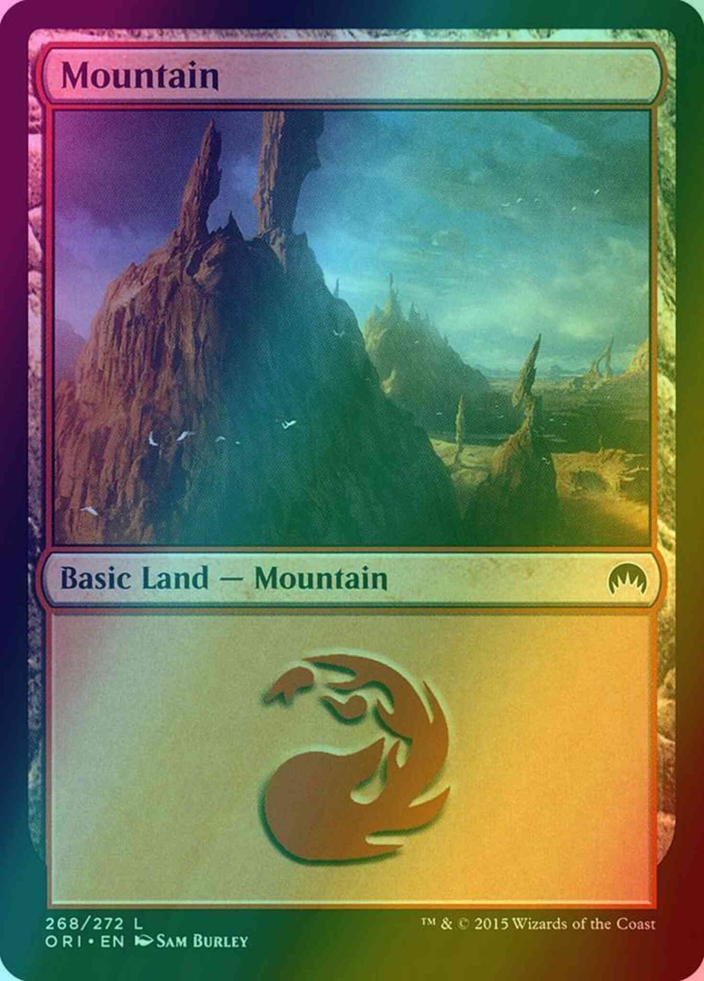 Mountain [268] [Magic Origins] [Foil]