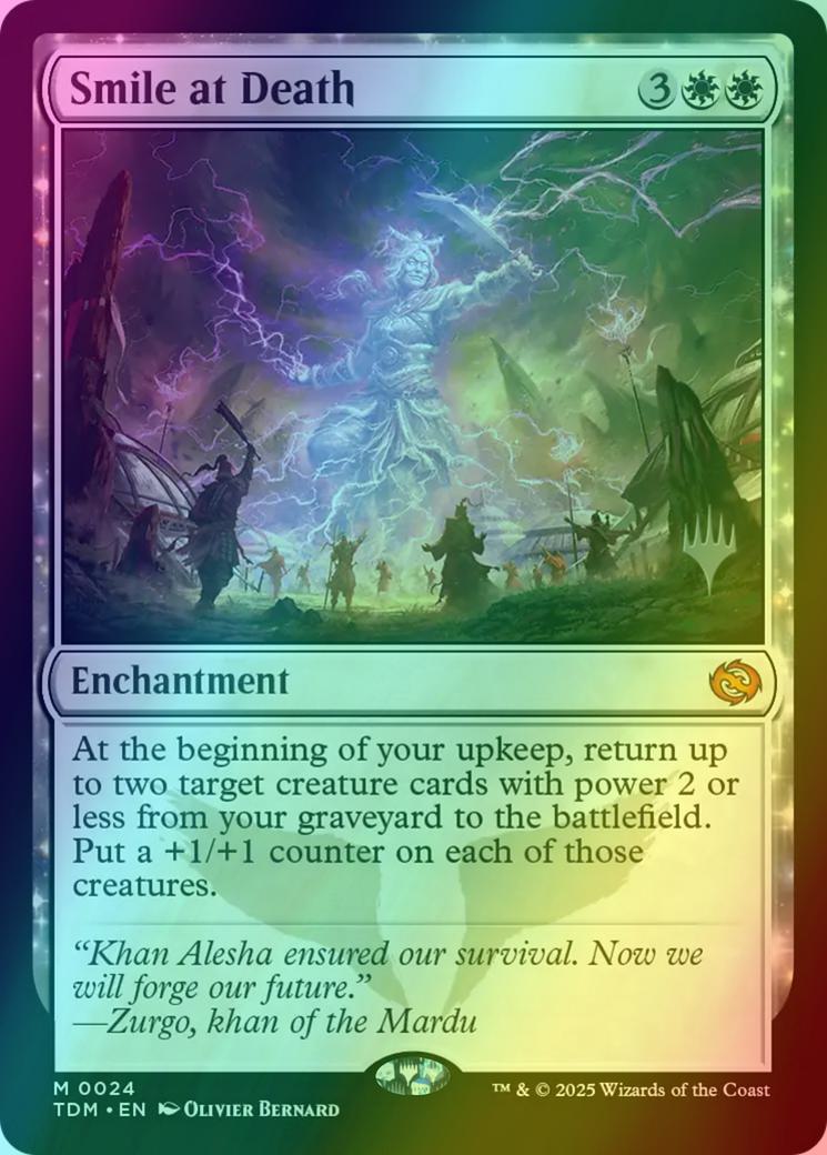 Smile at Death [24p] [Promo Pack] [Tarkir: Dragonstorm: Promos] [Foil]