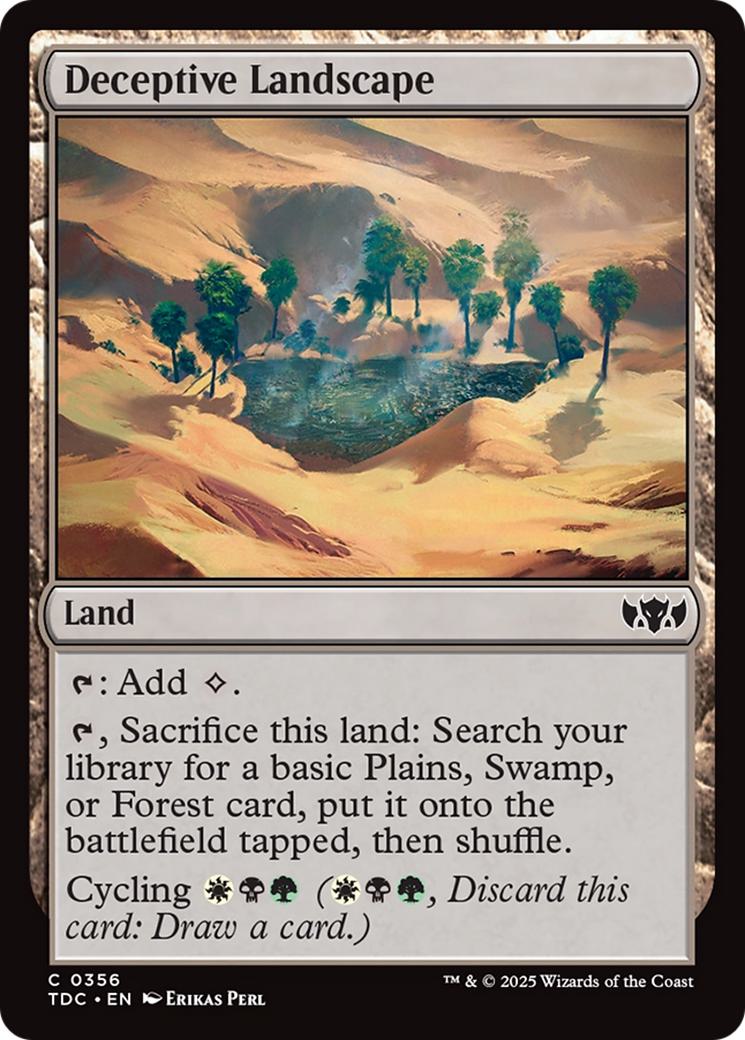 Deceptive Landscape [356] [Tarkir: Dragonstorm: Commander] [Non-Foil]