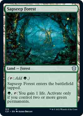 Sapseep Forest [313] [Commander 2021] [Non-Foil]