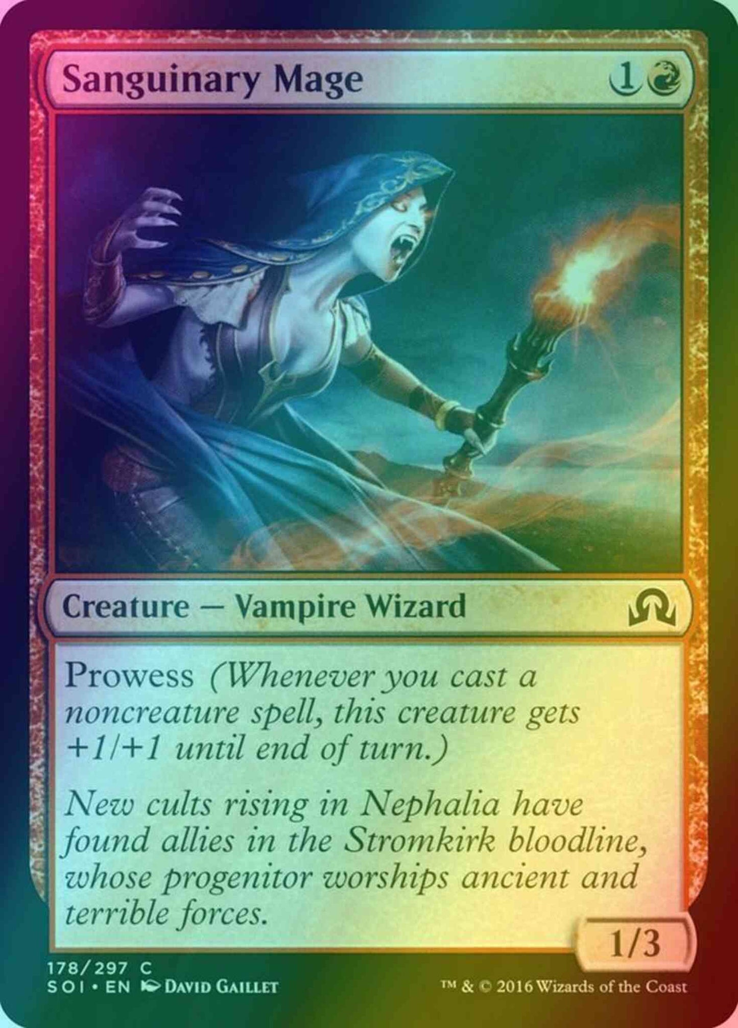 Sanguinary Mage [178] [Shadows over Innistrad] [Foil]
