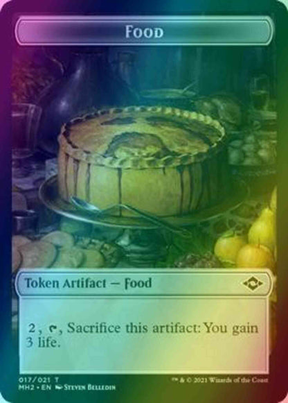 Food Token (17) // Phyrexian Germ Token (03) [Modern Horizons 2 Tokens] [Foil]