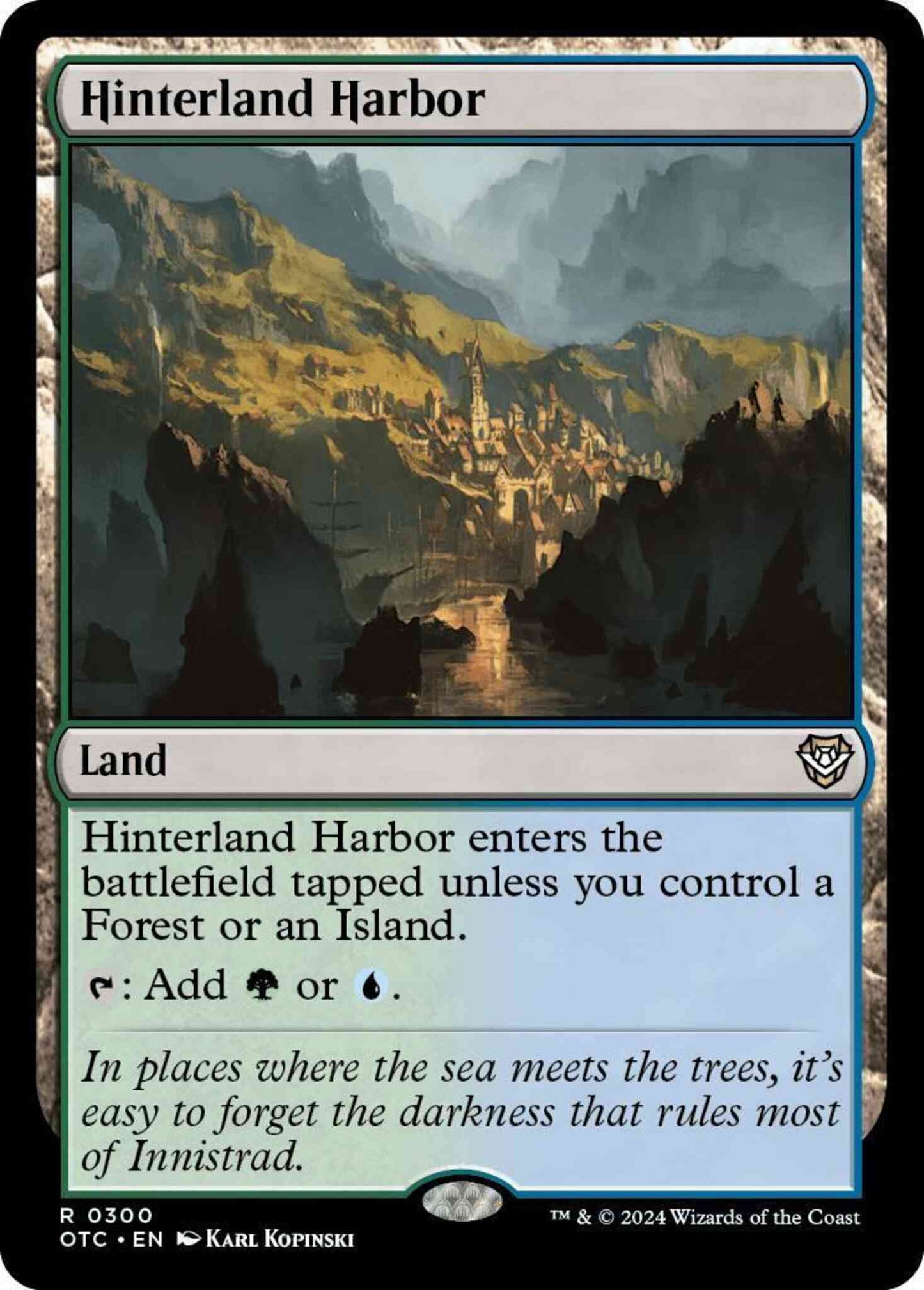 Hinterland Harbor [300] [Outlaws of Thunder Junction: Commander] [Non-Foil]