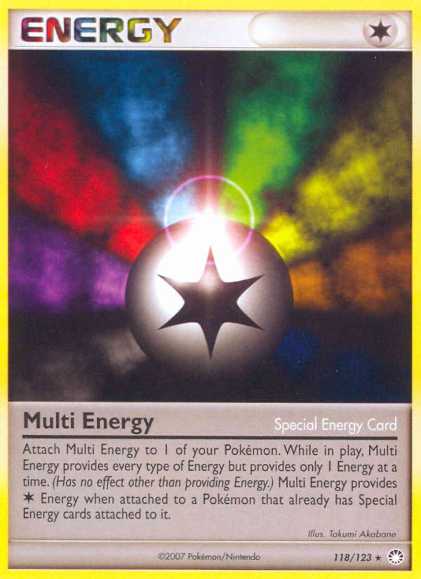 Multi Energy - 118/123 - Rare [dp2-118] [Non-Holo]