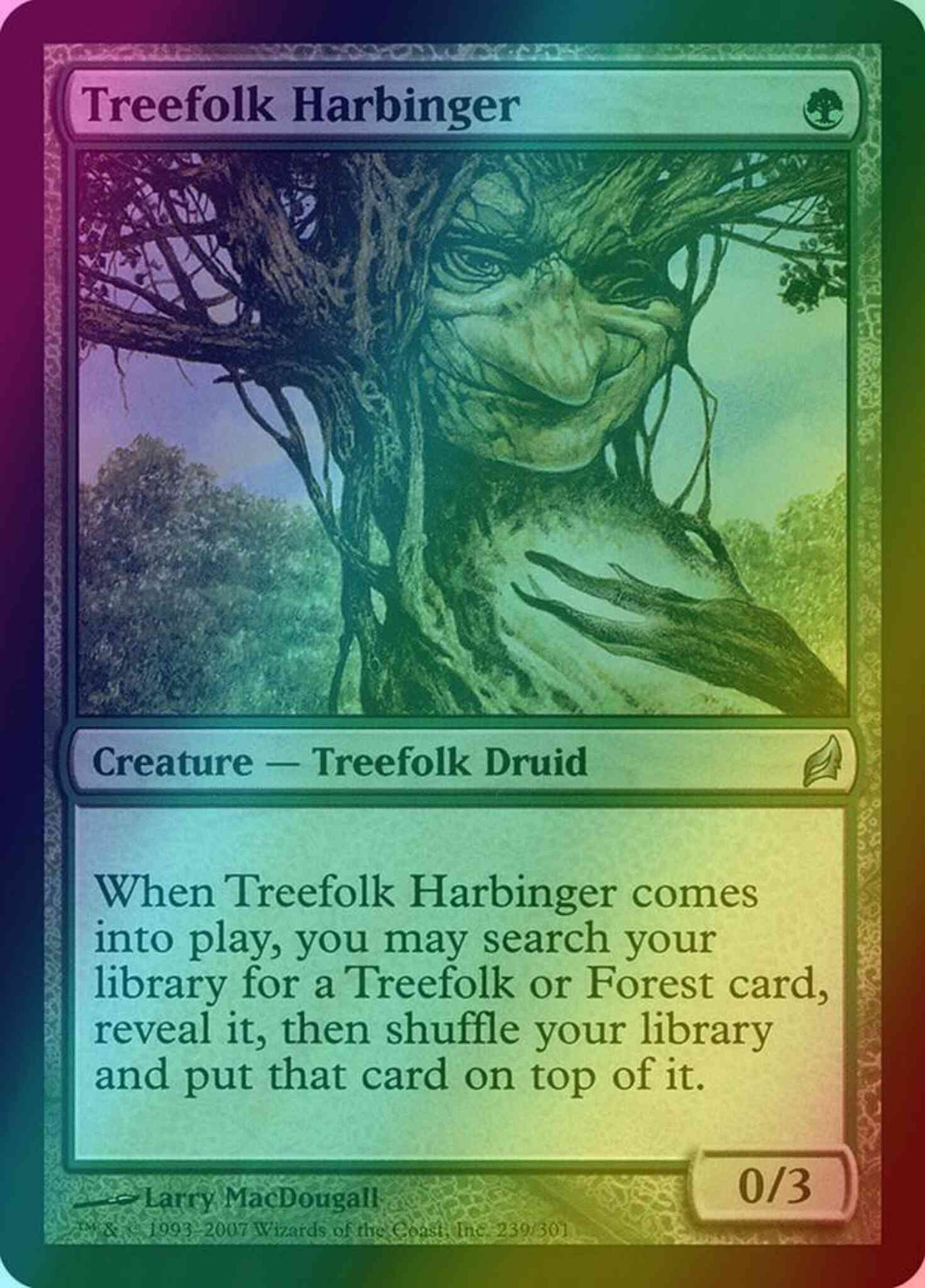 Treefolk Harbinger [239] [Lorwyn] [Foil]