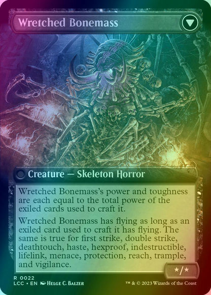 Altar of the Wretched // Wretched Bonemass [22] [Extended Art] [The Lost Caverns of Ixalan: Commander] [Foil]