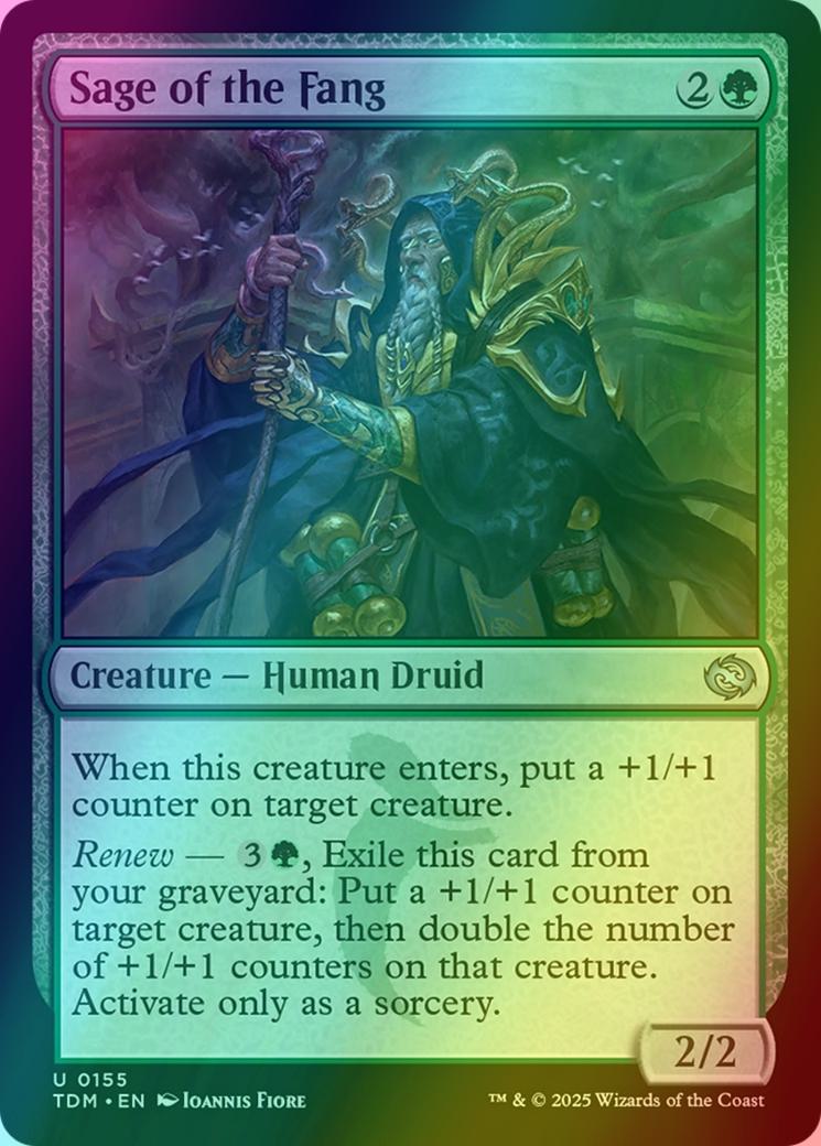 Sage of the Fang [155] [Tarkir: Dragonstorm] [Foil]