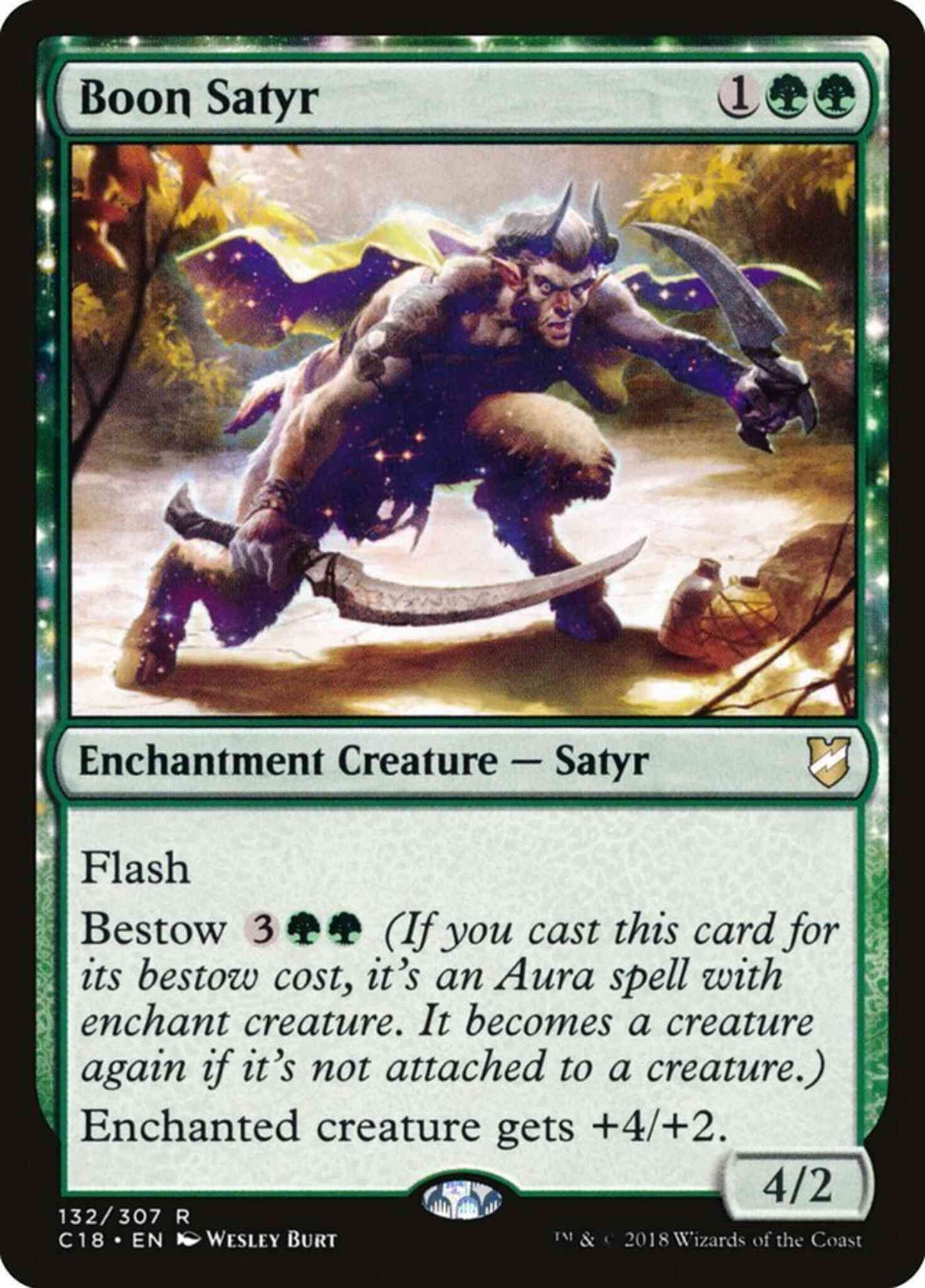 Boon Satyr [132] [Commander 2018] [Non-Foil]