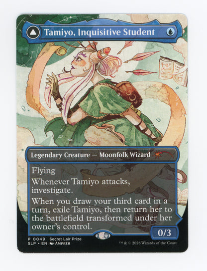 Tamiyo, Inquisitive Student // Tamiyo, Seasoned Scholar — Borderless — ID 18658