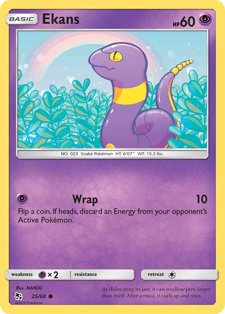 Ekans - 25/68 - Common [sm115-25] [Reverse Holo]