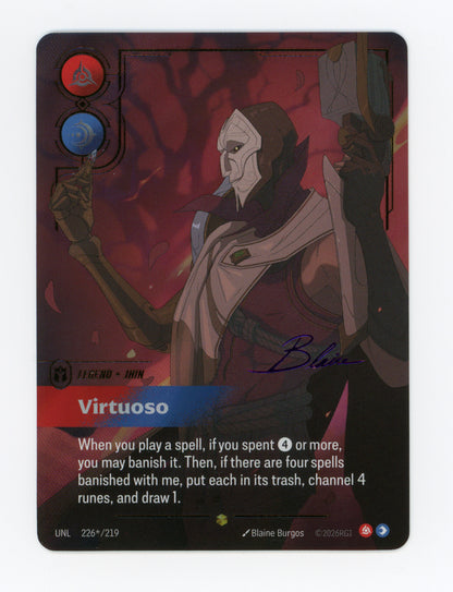 Virtuoso (Jhin) — Signature|Foil — ID 19244