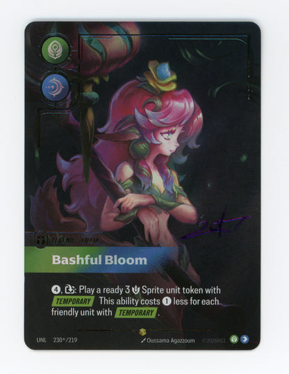 Bashful Bloom (Lillia) — Signature|Foil — ID 19007