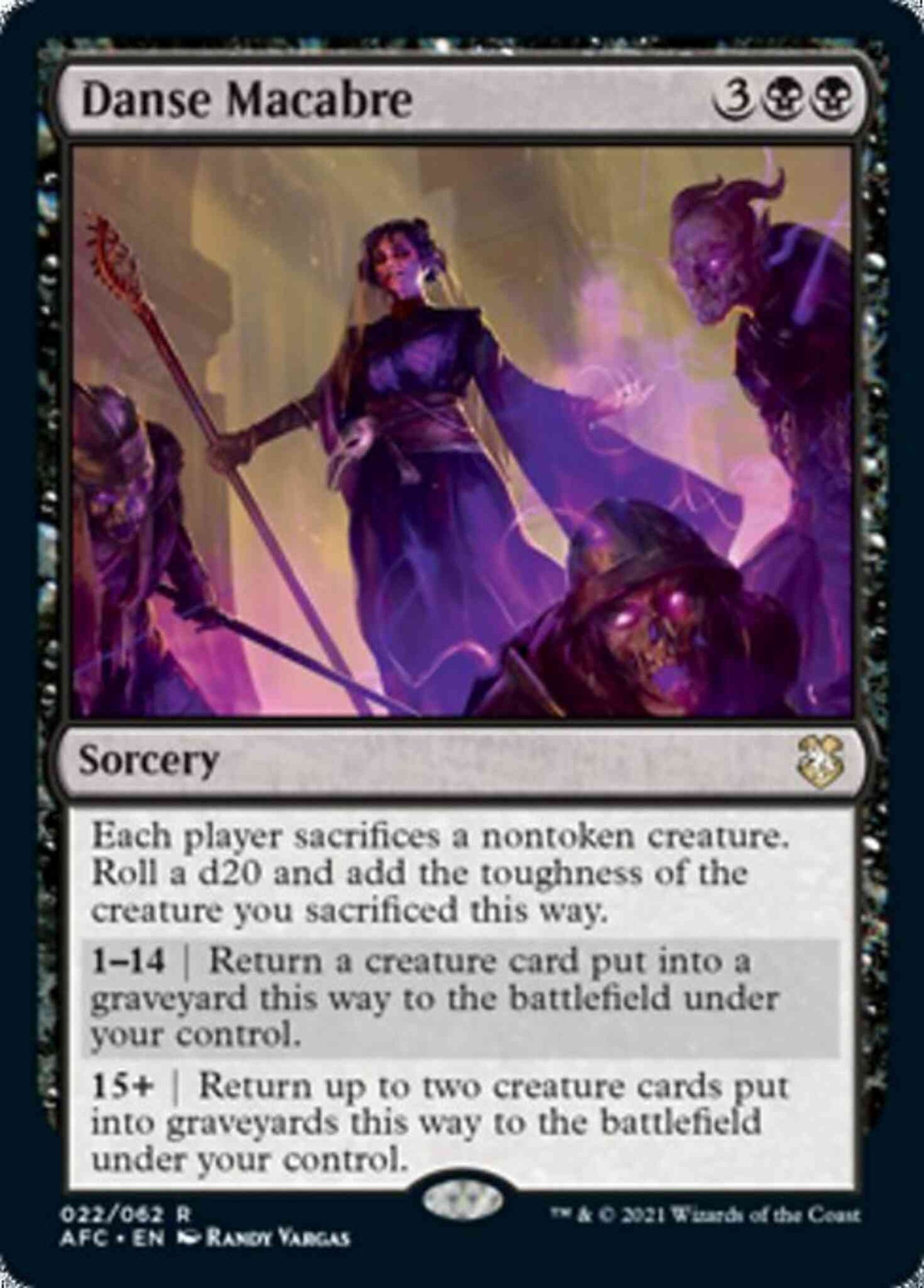 Danse Macabre [22] [Adventures in the Forgotten Realms Commander] [Non-Foil]