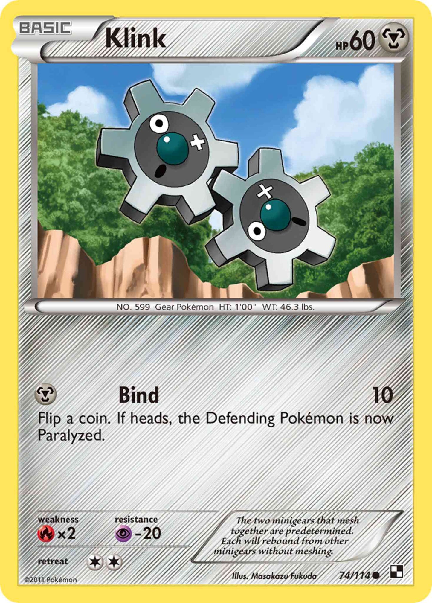 Klink - 74/114 - Common [bw1-74] [Non-Holo]