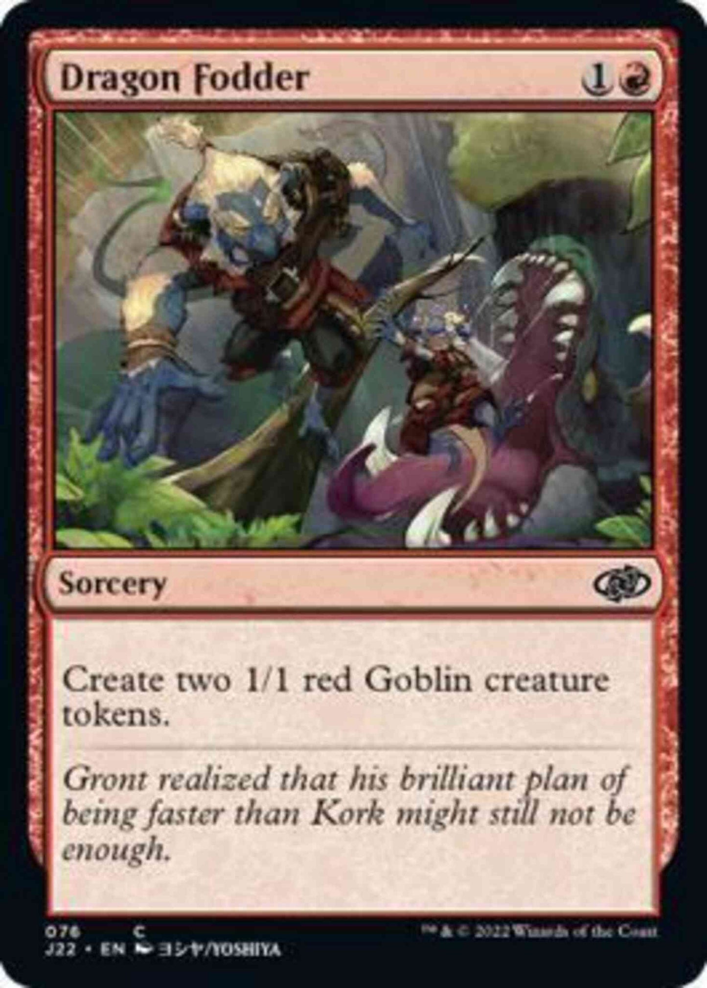 Dragon Fodder [76] [Anime-Inspired Art] [Jumpstart 2022] [Non-Foil]
