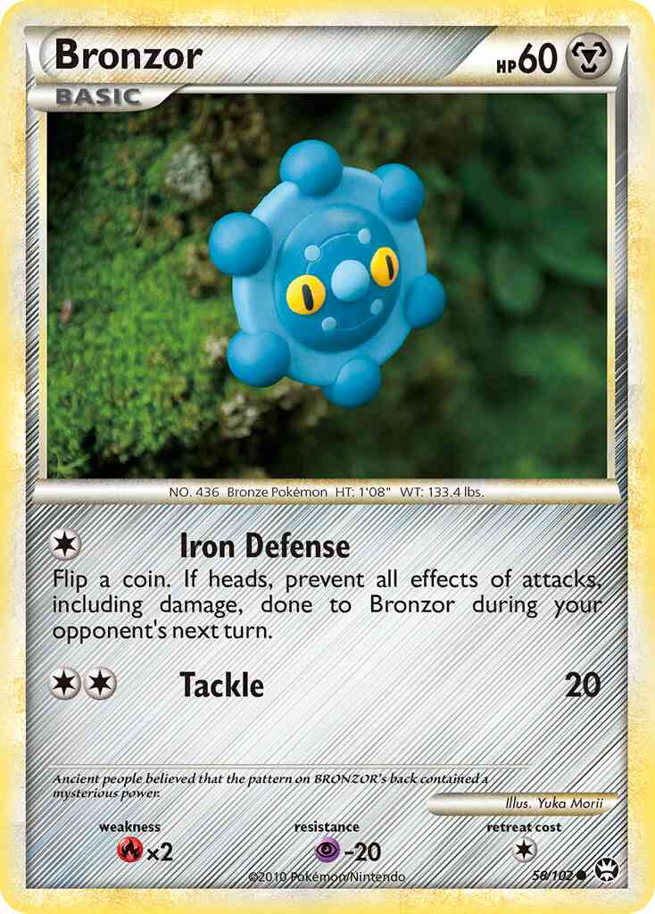 Bronzor - 58/102 - Common [hgss4-58] [Reverse Holo]