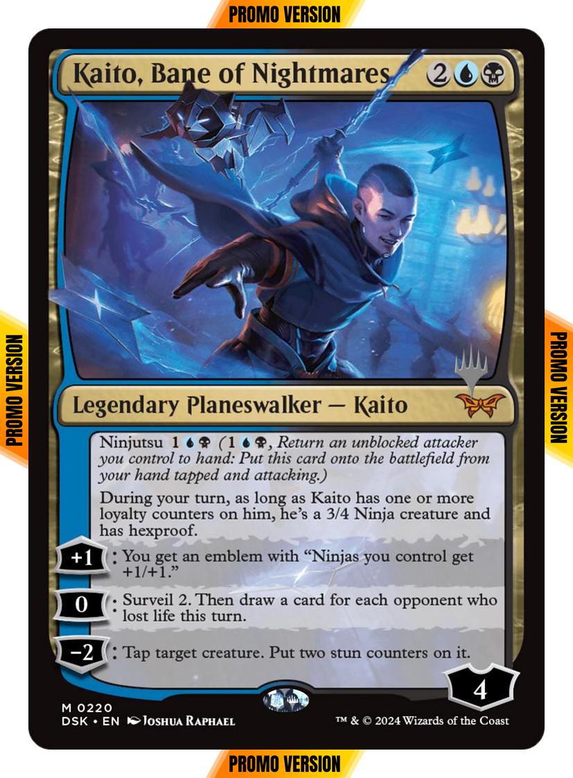Kaito, Bane of Nightmares [220p] [Promo Pack] [Duskmourn: House of Horror: Promos] [Non-Foil]