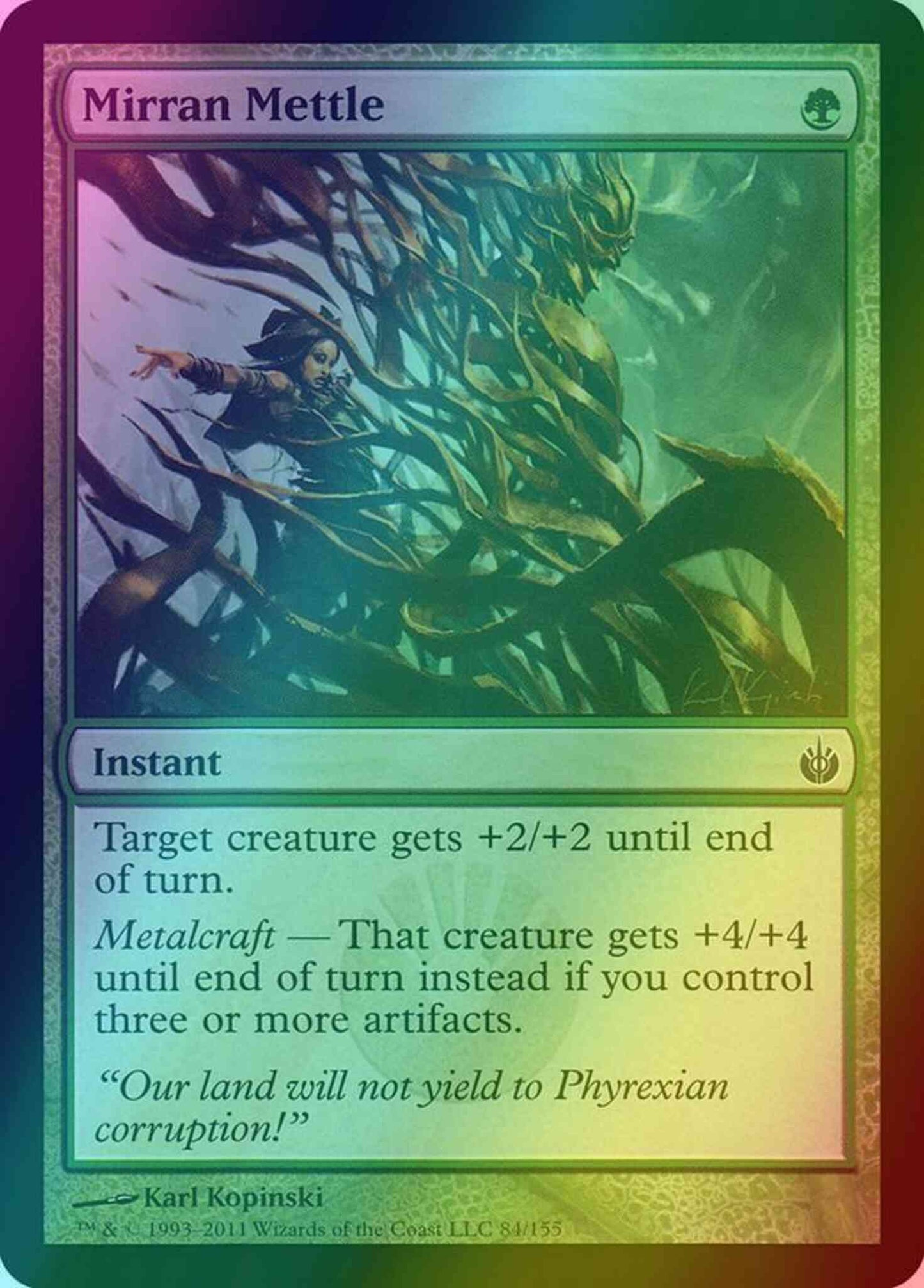 Mirran Mettle [84] [Mirrodin Besieged] [Foil]