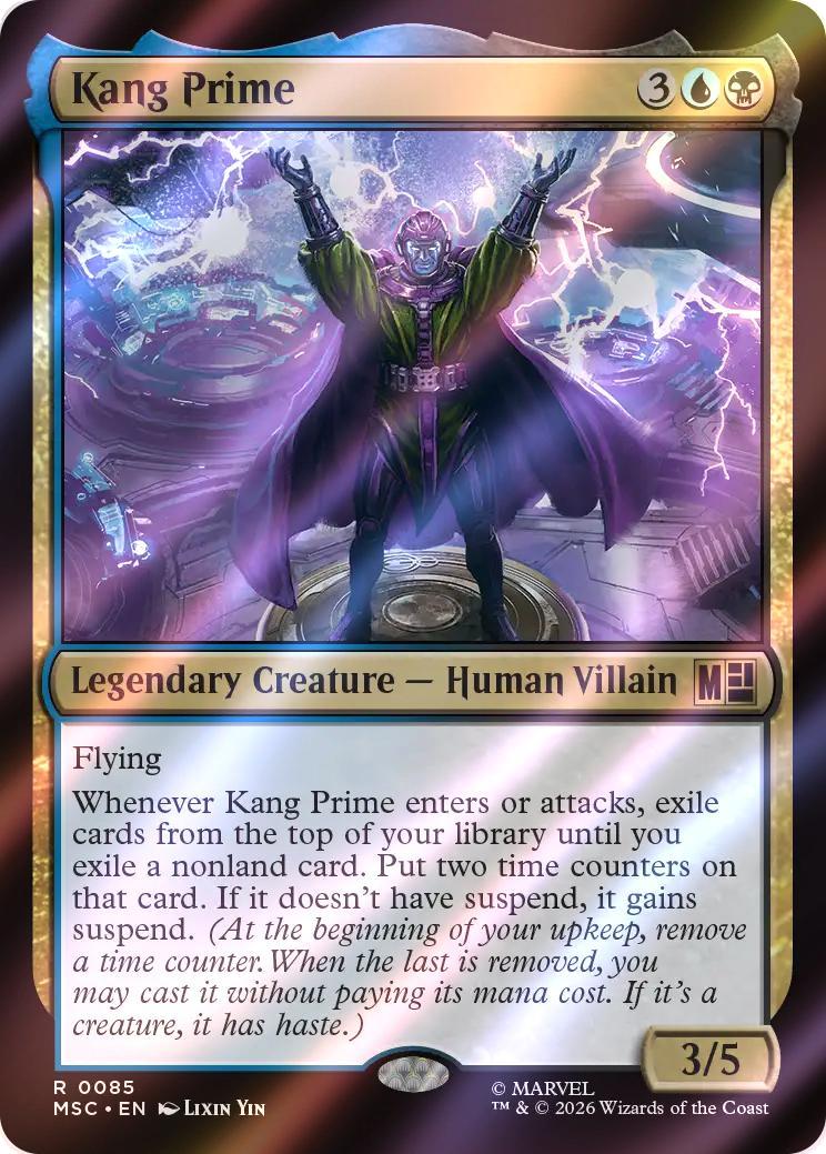 Kang Prime [85] [Marvel Super Heroes: Commander] [Surge Foil]