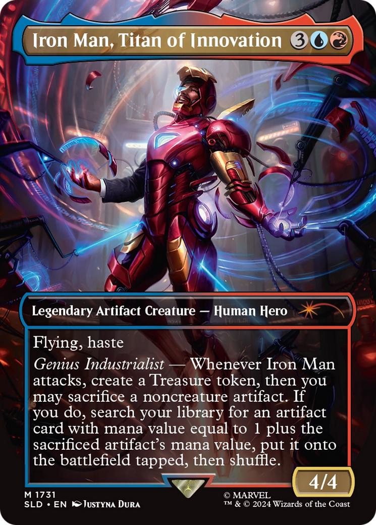 Iron Man, Titan of Innovation [1731] [Borderless] [Marvel's Iron Man] [Secret Lair Drop] [Foil]