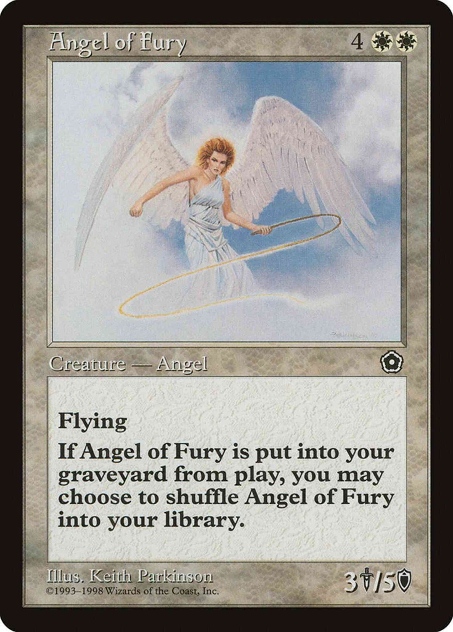 Angel of Fury [7] [Portal Second Age] [Non-Foil]