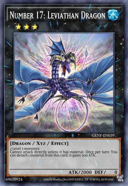 Number 17: Leviathan Dragon - BP01-EN027 - Starfoil Rare - 1st Edition