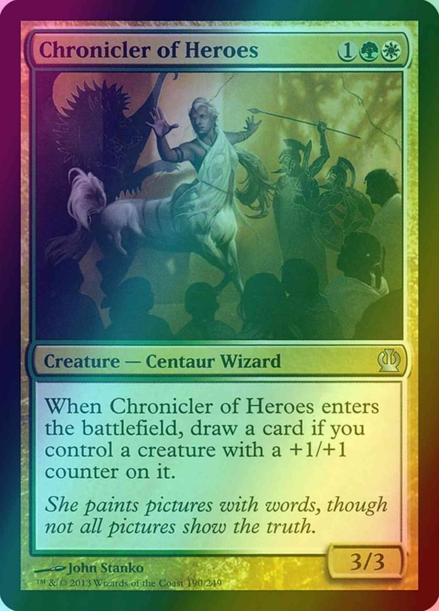 Chronicler of Heroes [190] [Theros] [Foil]