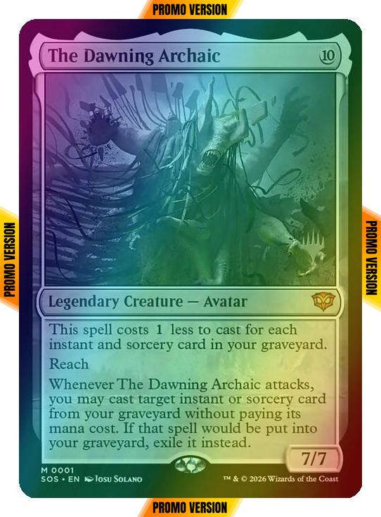 The Dawning Archaic [1p] [Promo Pack] [Secrets of Strixhaven Promos] [Foil]