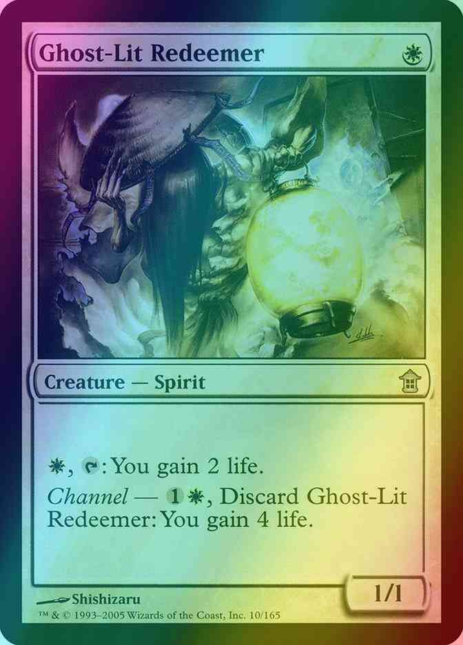 Ghost-Lit Redeemer [10] [Saviors of Kamigawa] [Foil]