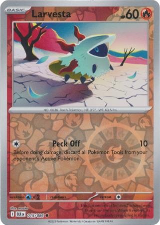 Larvesta - 015/086 - Common [sv105b-015] [Reverse Holo]