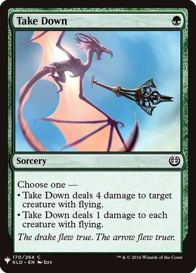 Take Down [KLD-170] [The List] [Non-Foil]