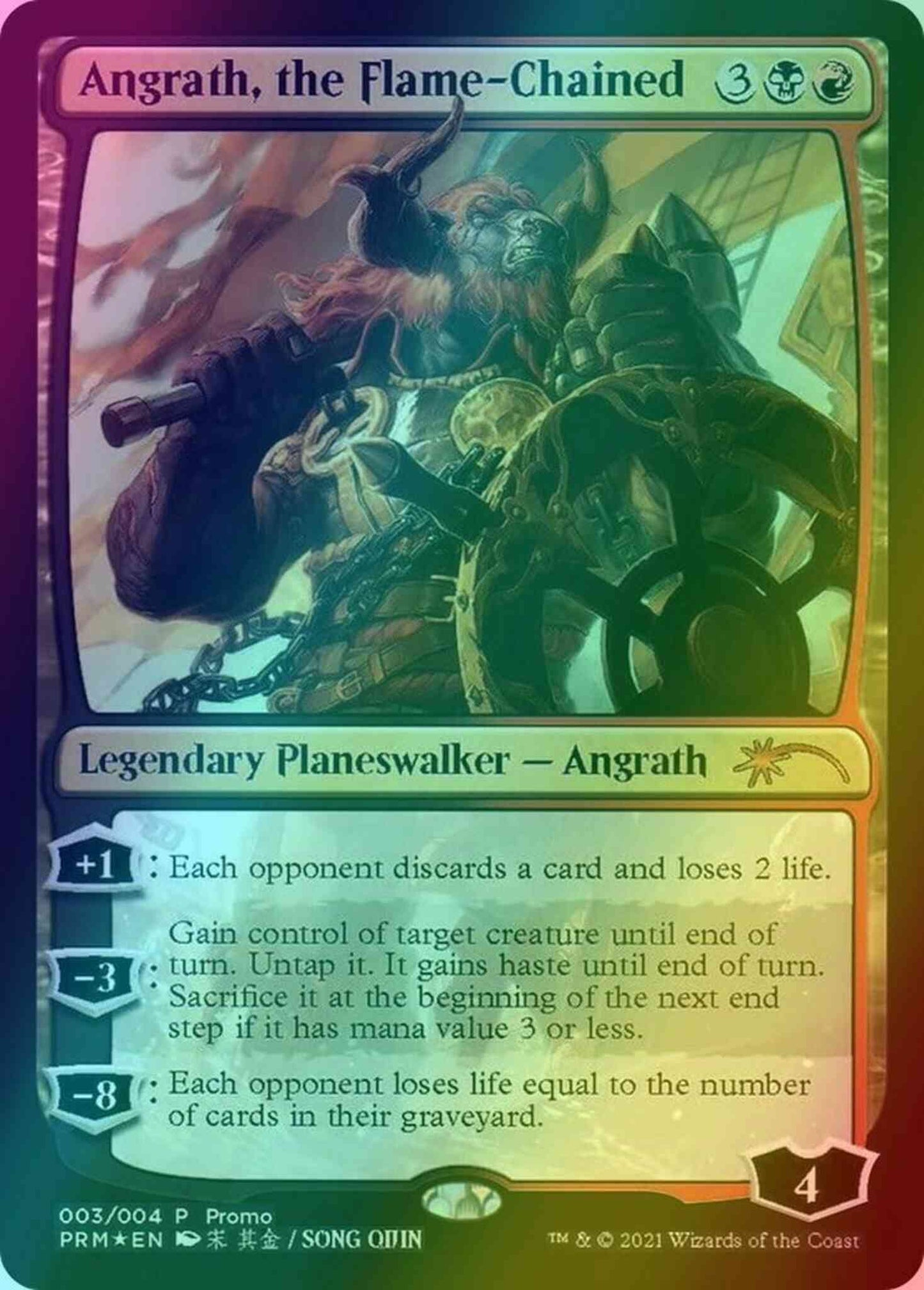 Angrath, the Flame-Chained [3] [Year of the Ox 2021] [Foil]