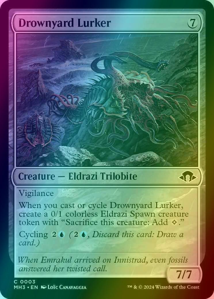 Drownyard Lurker [3] [Modern Horizons 3] [Foil]