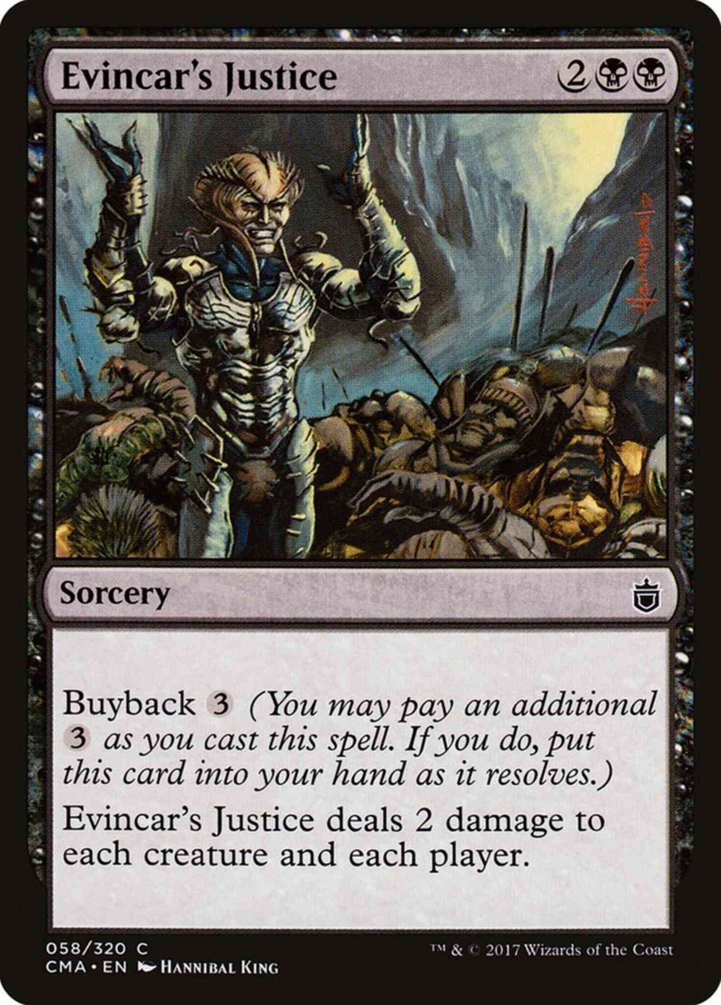 Evincar's Justice [58] [Commander Anthology] [Non-Foil]