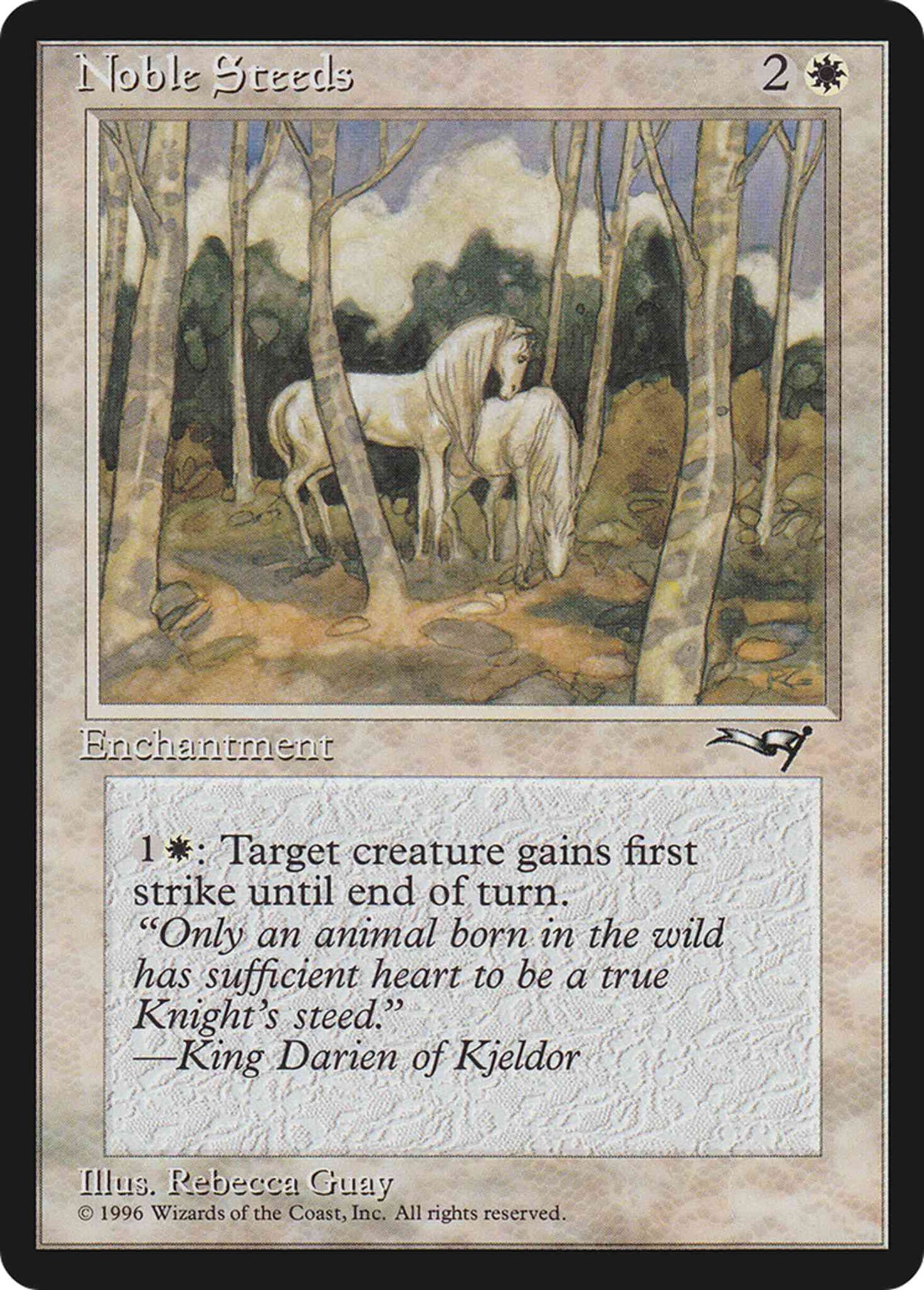Noble Steeds [Forest] [11a] [Alliances] [Non-Foil]