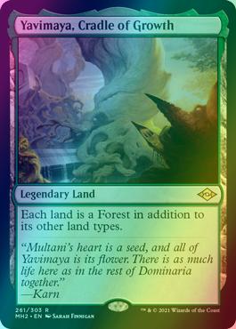 Yavimaya, Cradle of Growth [261] [Modern Horizons 2] [Foil]