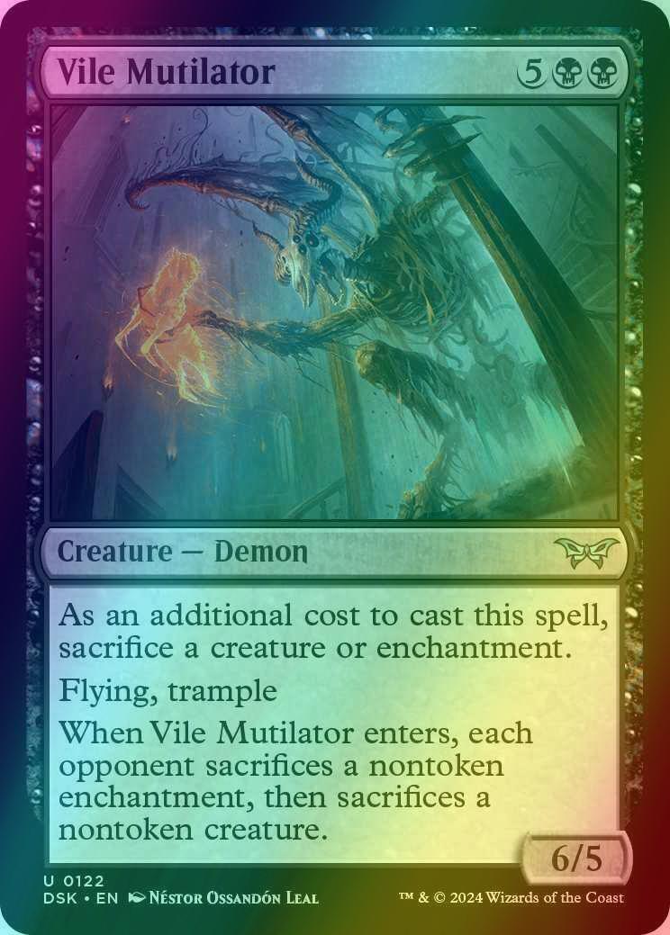 Vile Mutilator [122] [Duskmourn: House of Horror] [Foil]