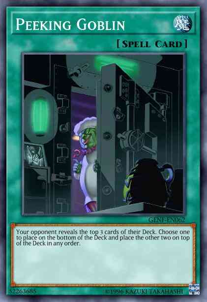 Peeking Goblin - GENF-EN062 - Common - 1st Edition