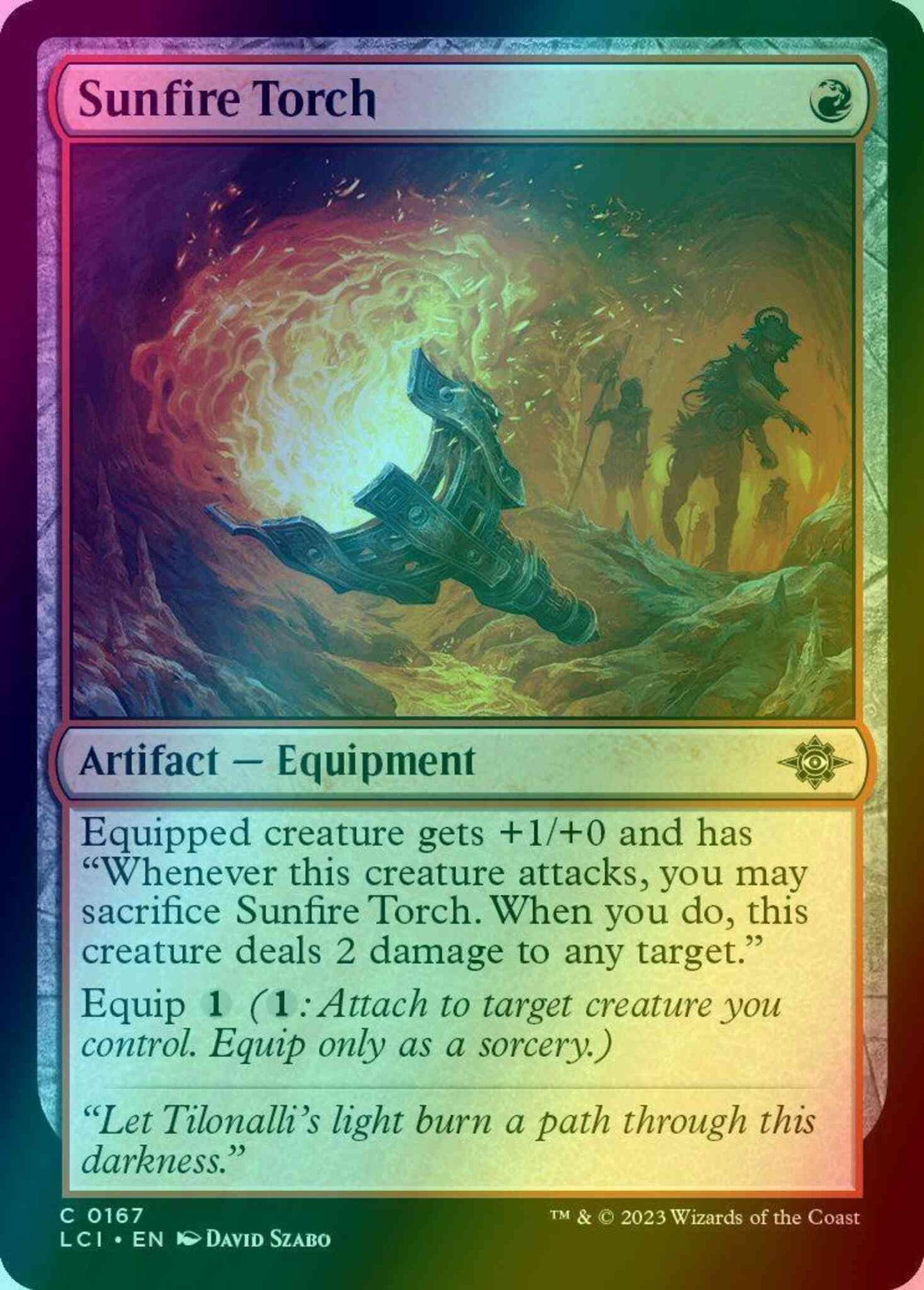 Sunfire Torch [167] [The Lost Caverns of Ixalan] [Foil]