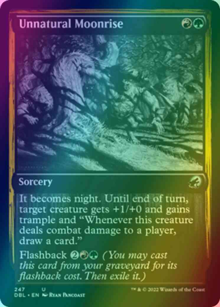 Unnatural Moonrise [247] [Innistrad: Double Feature] [Foil]