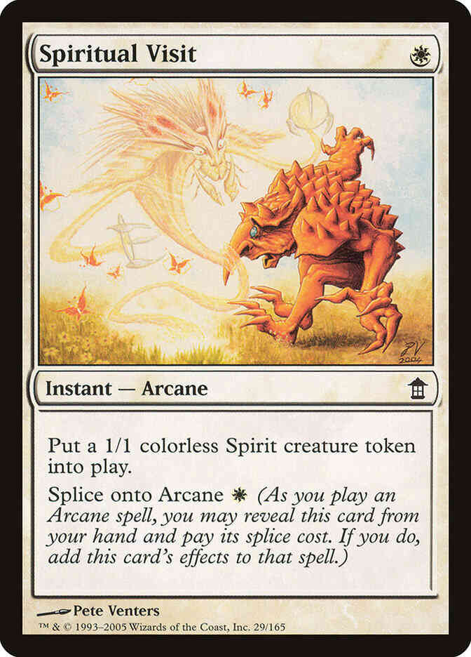 Spiritual Visit [29] [Saviors of Kamigawa] [Non-Foil]