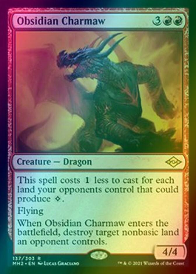 Obsidian Charmaw [137] [Modern Horizons 2] [Foil]
