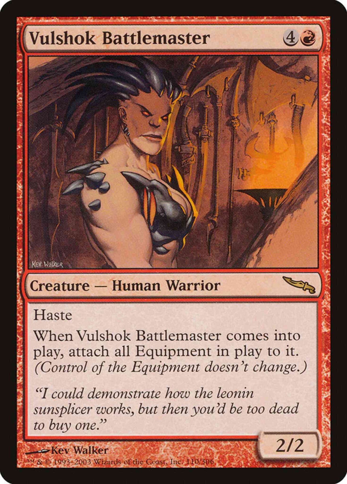 Vulshok Battlemaster [110] [Mirrodin] [Non-Foil]