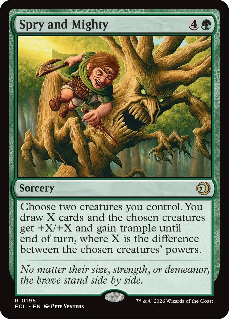 Spry and Mighty [195] [Lorwyn Eclipsed] [Non-Foil]