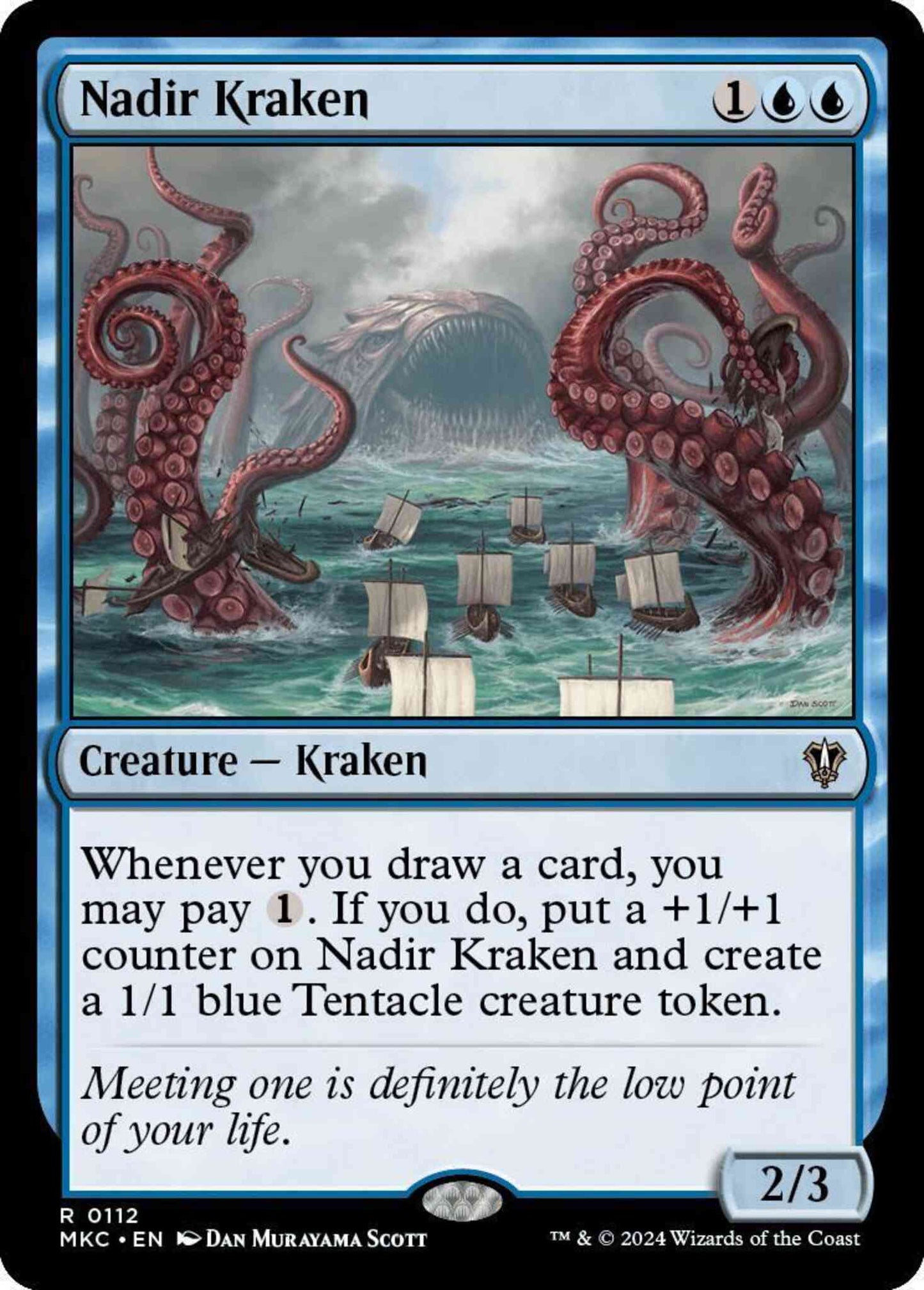 Nadir Kraken [112] [Murders at Karlov Manor: Commander] [Non-Foil]
